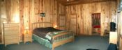 Master bedroom with heart shaped hot tub